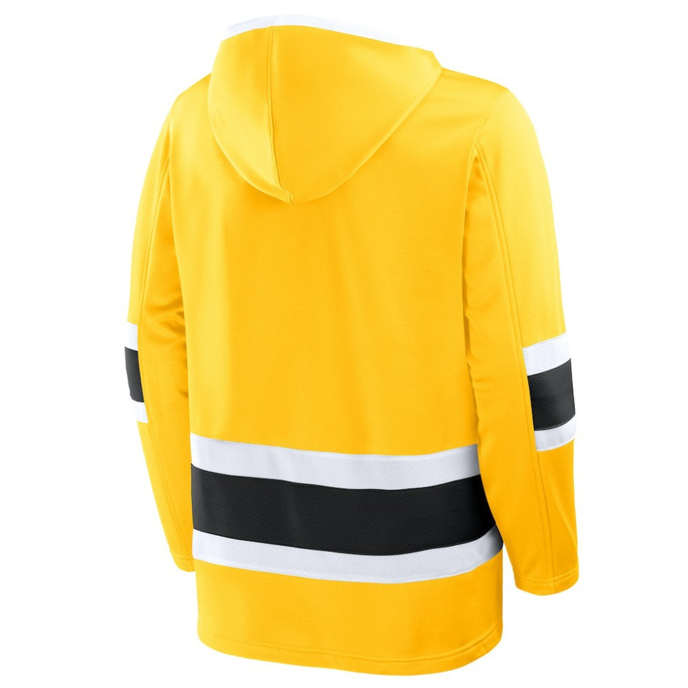 NHL Boston Bruins Fanatics 2026 NHL Stadium Series Lace Up Hoodie - Gold