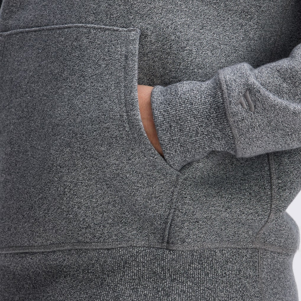 Washington Commanders IconicFleece Letterman Hoodie Athletic Heather Gray