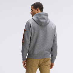 Washington Commanders IconicFleece Letterman Hoodie Athletic Heather Gray
