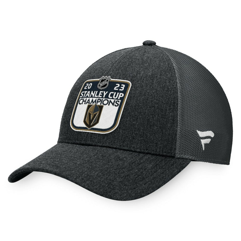 NHL Vegas Golden Knights Fanatics 2023 Stanley Cup Champions Locker Room Adjustable Hat - Charcoal