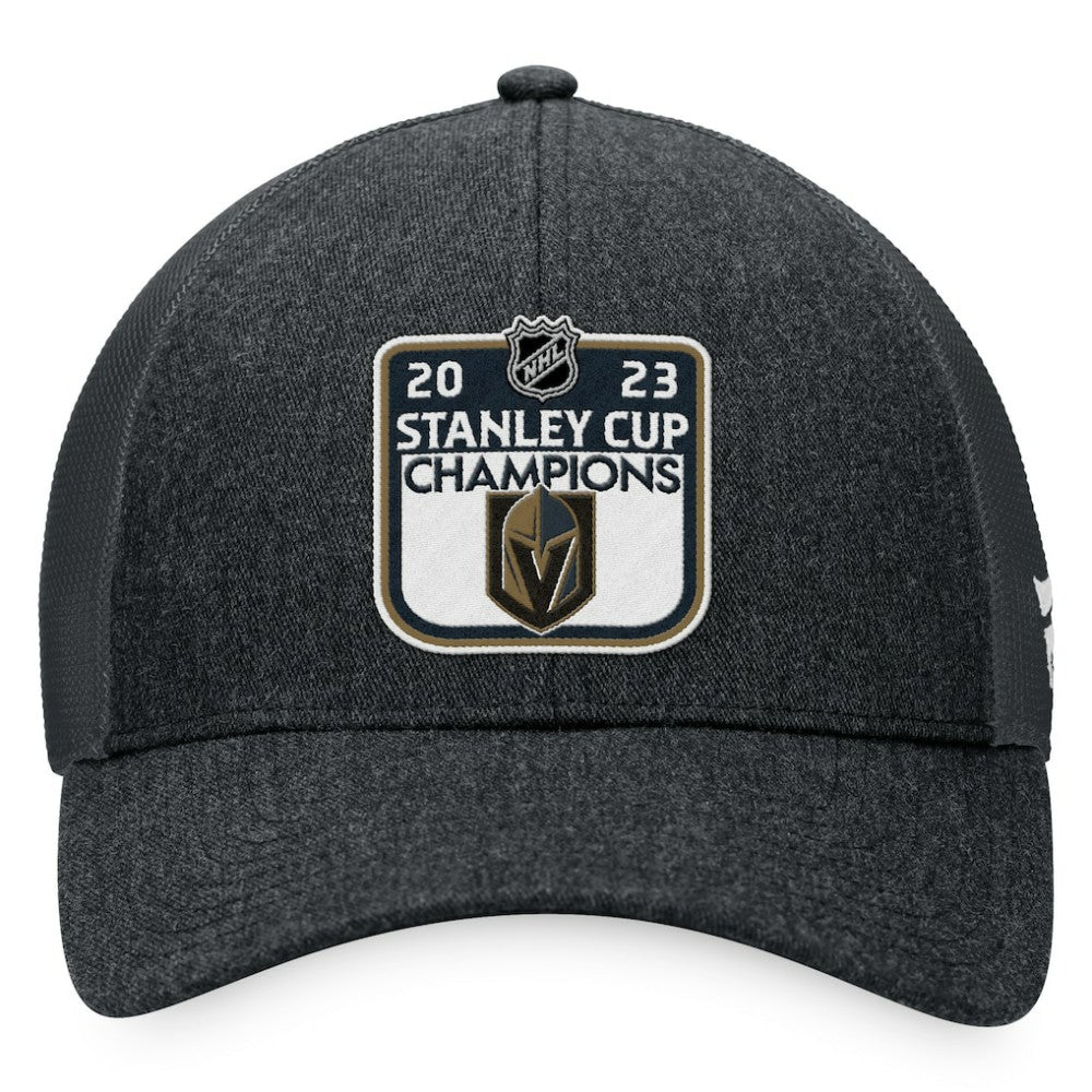 NHL Vegas Golden Knights Fanatics 2023 Stanley Cup Champions Locker Room Adjustable Hat - Charcoal