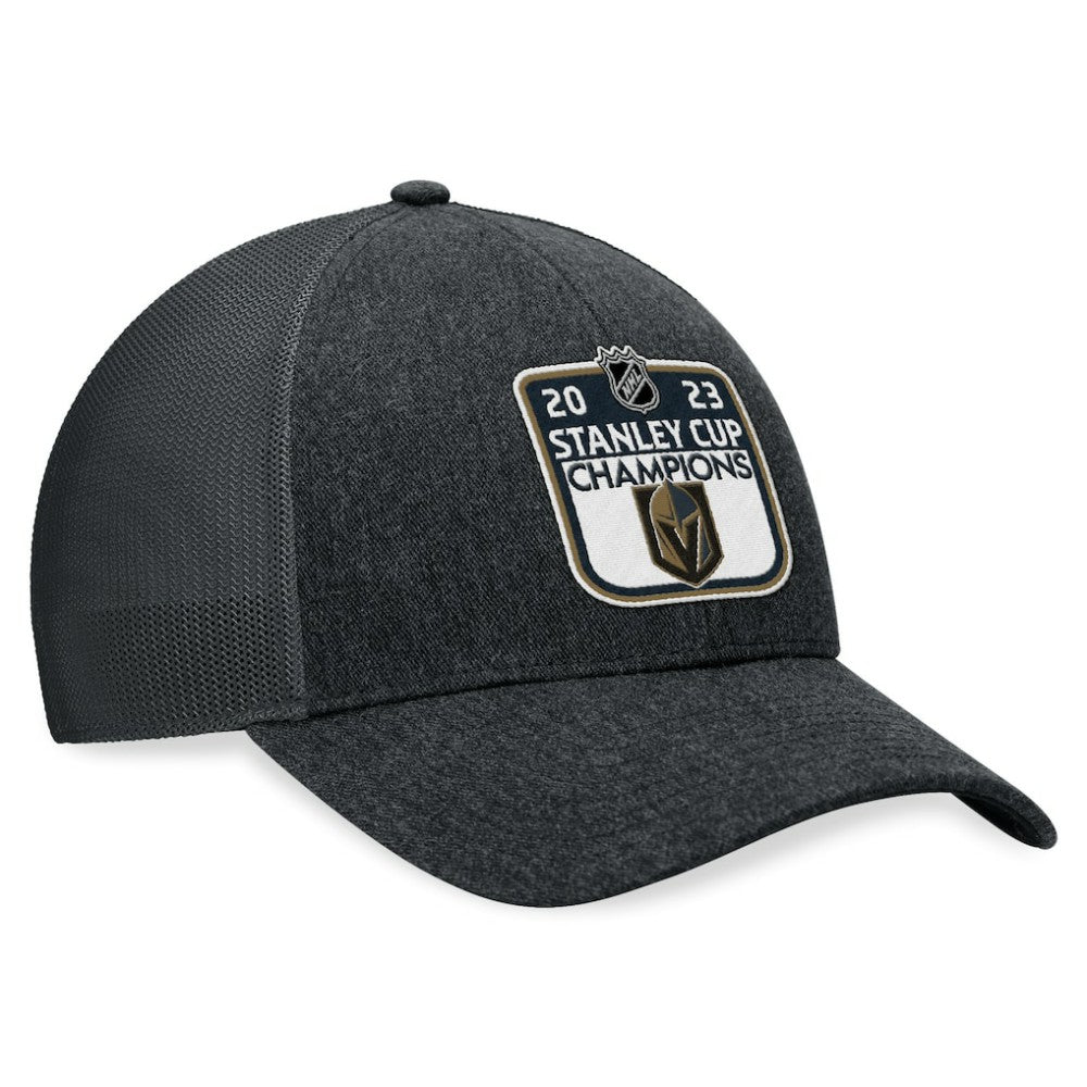 NHL Vegas Golden Knights Fanatics 2023 Stanley Cup Champions Locker Room Adjustable Hat - Charcoal