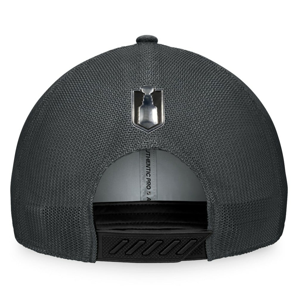 NHL Vegas Golden Knights Fanatics 2023 Stanley Cup Champions Locker Room Adjustable Hat - Charcoal