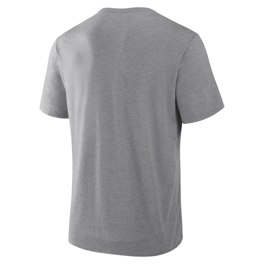 NHL Utah Mammoth Fanatics Tribute Tri-Blend T-Shirt - Heather Gray