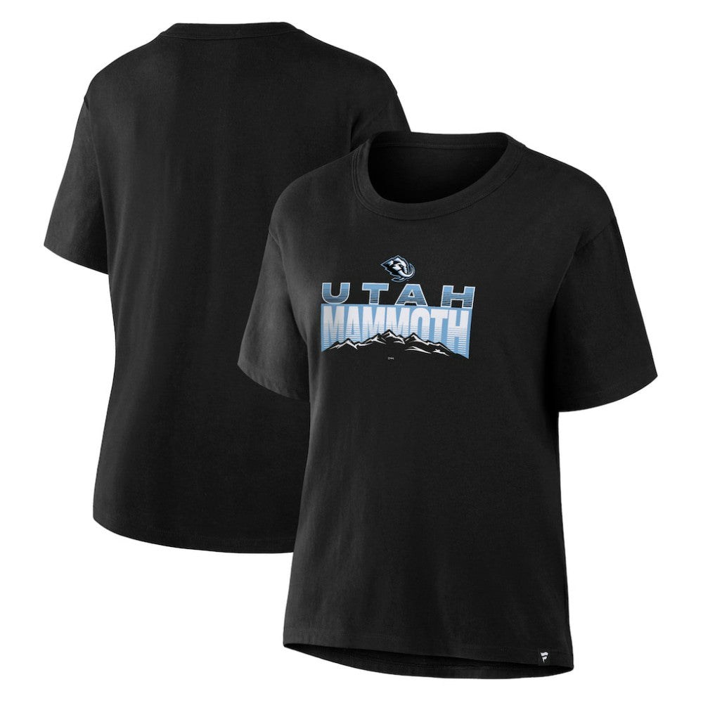 NHL Utah Mammoth Fanatics Women's Legacy T-Shirt - Black