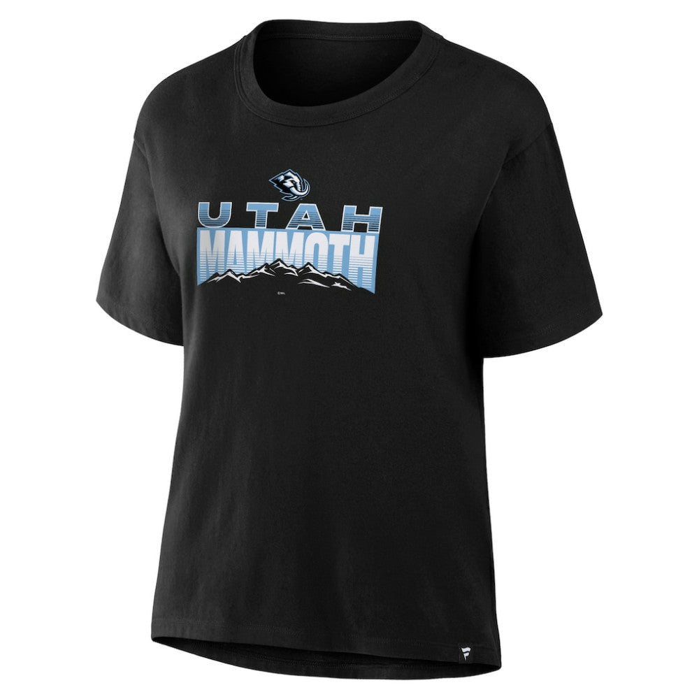 NHL Utah Mammoth Fanatics Women's Legacy T-Shirt - Black