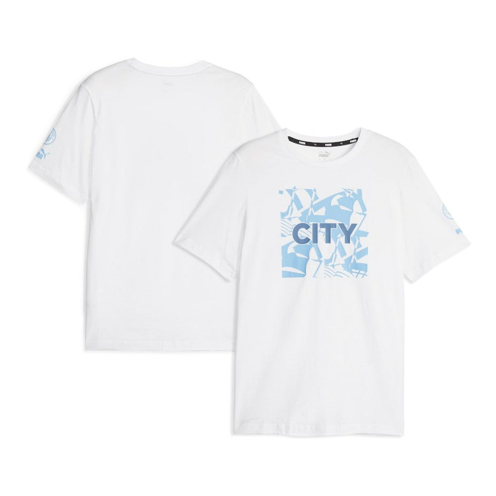 Manchester City FtblCore Graphic T-Shirt White