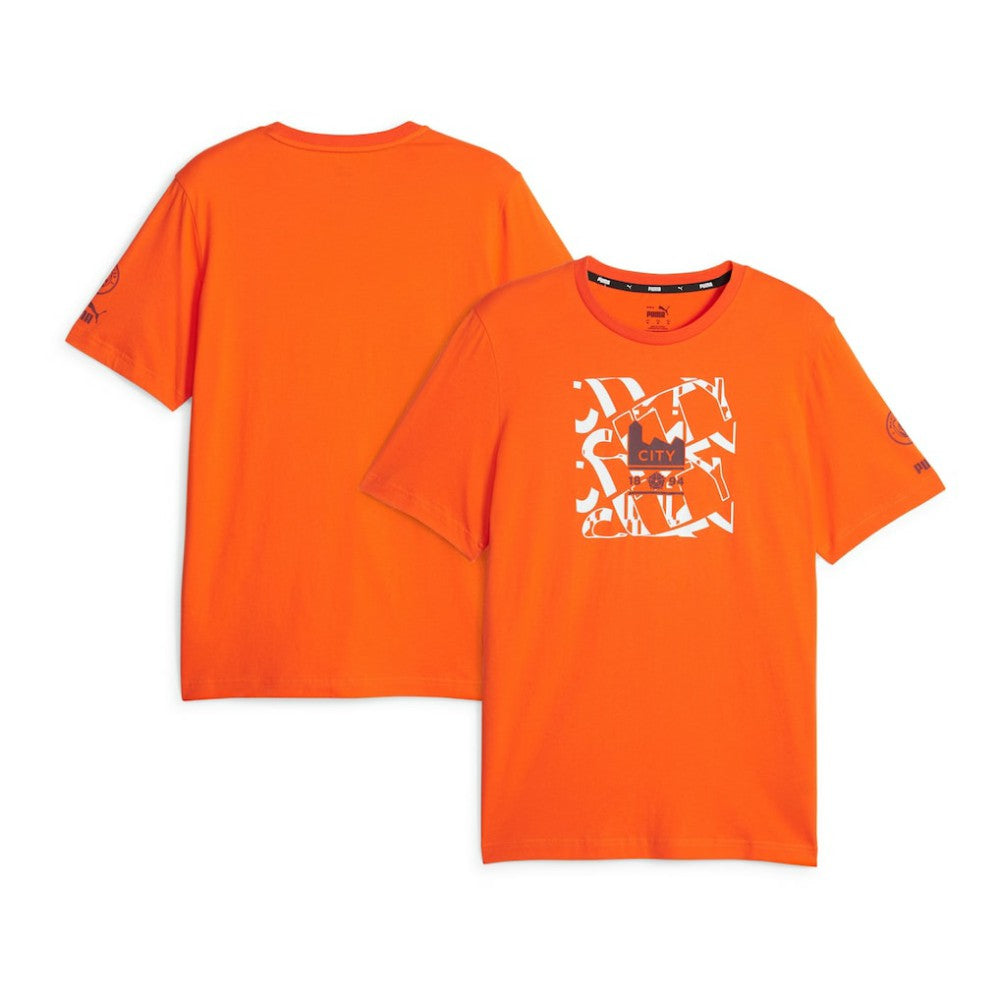 Manchester City FtblCore Graphic T-Shirt Orange shop
