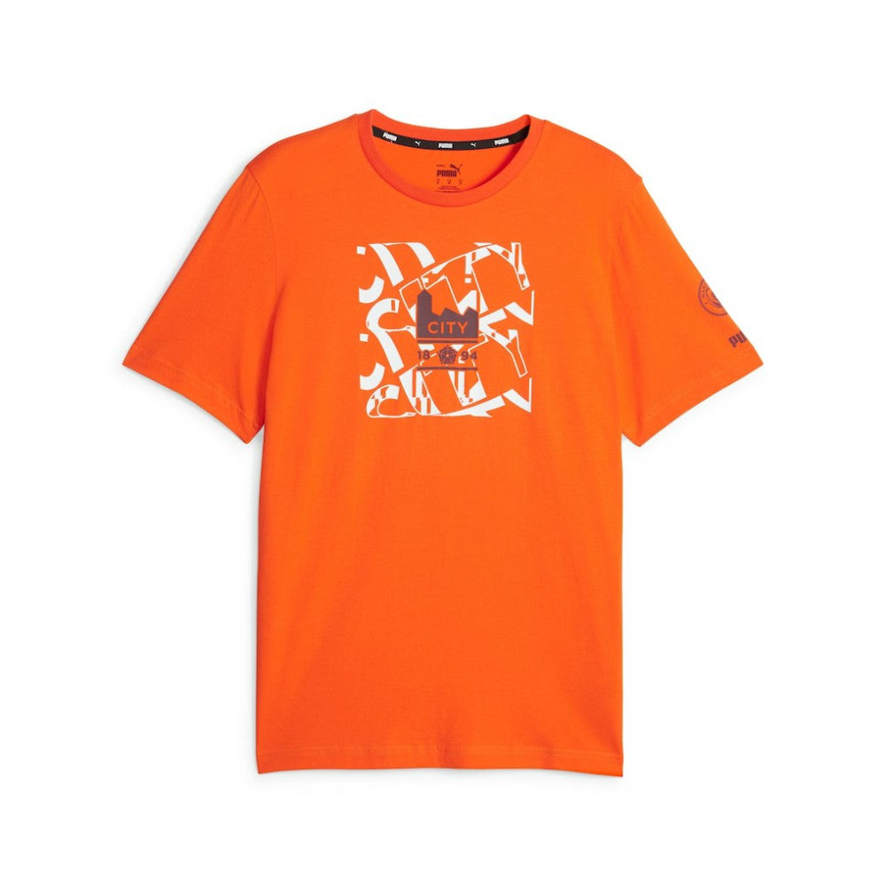 Manchester City FtblCore Graphic T-Shirt Orange shop