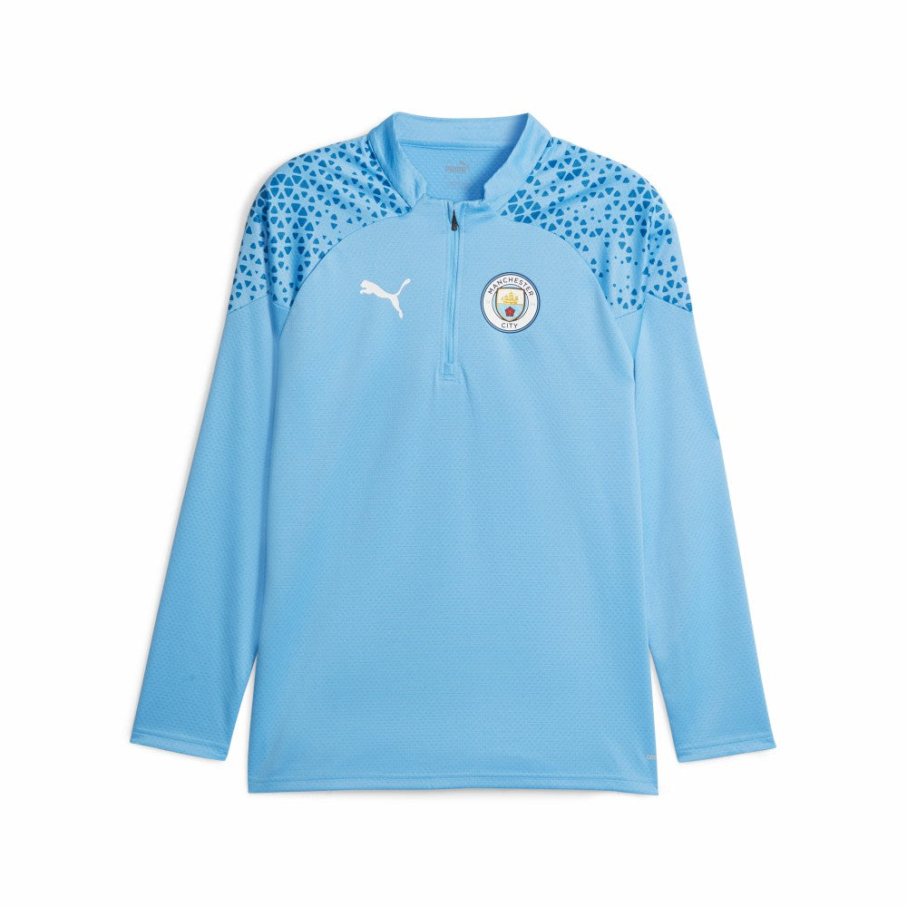 Manchester City 2023/24 Quarter-Zip Training Top Sky Blue