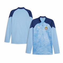 Chivas 2023/24 Quarter-Zip Fleece Top Light Blue