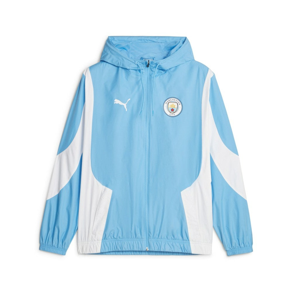 Manchester City 2023/24 Pre-Match Anthem Full-Zip Hoodie Jacket Sky Blue shop