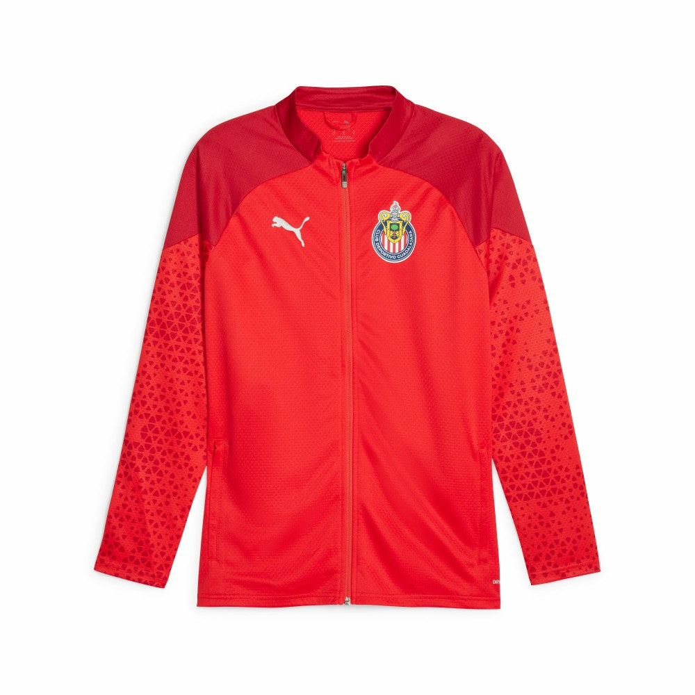 Chivas 2023/24 Full-Zip Training Top Red