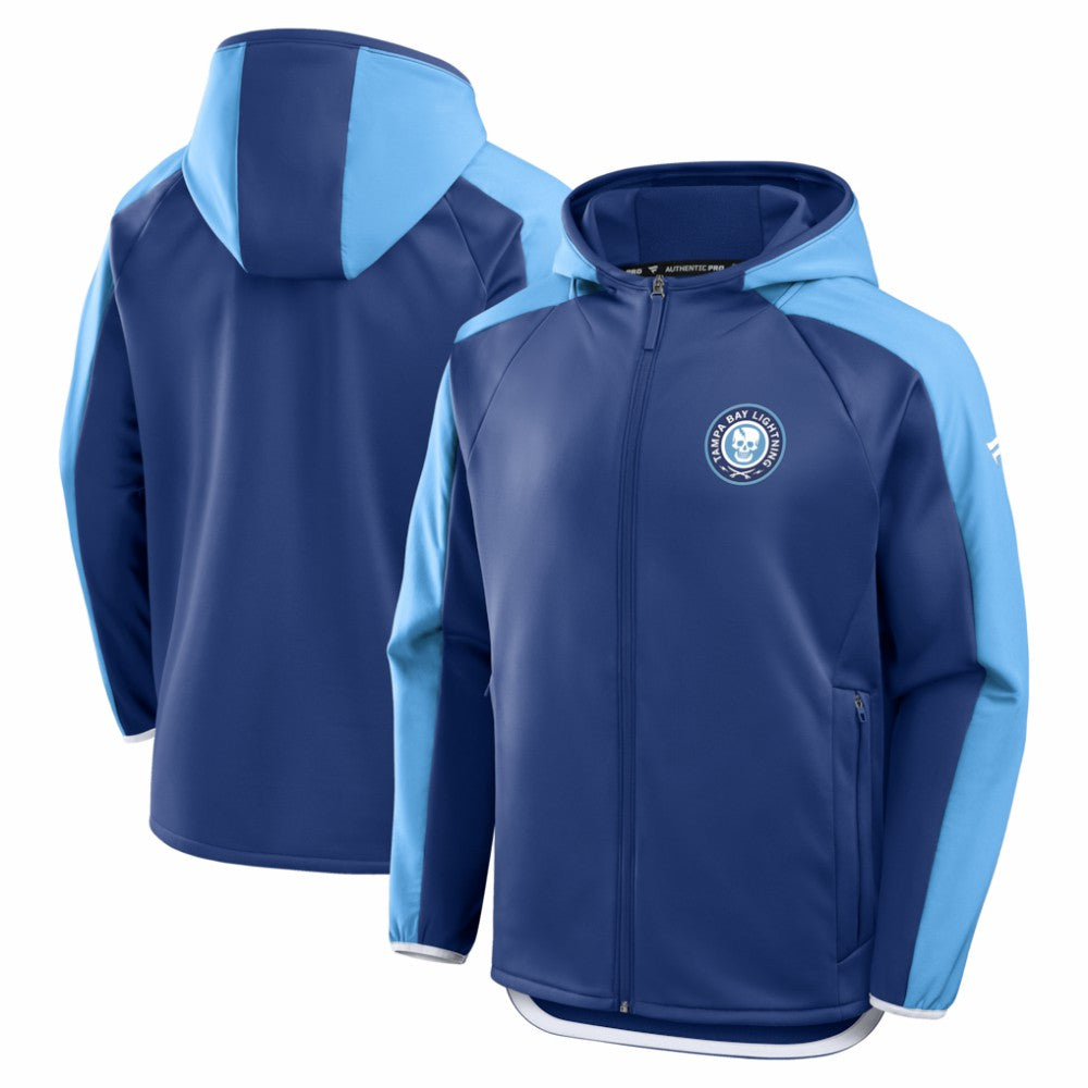 NHL Tampa Bay Lightning Fanatics 2026 NHL Stadium Series Authentic Pro Full-Zip Jacket - Blue