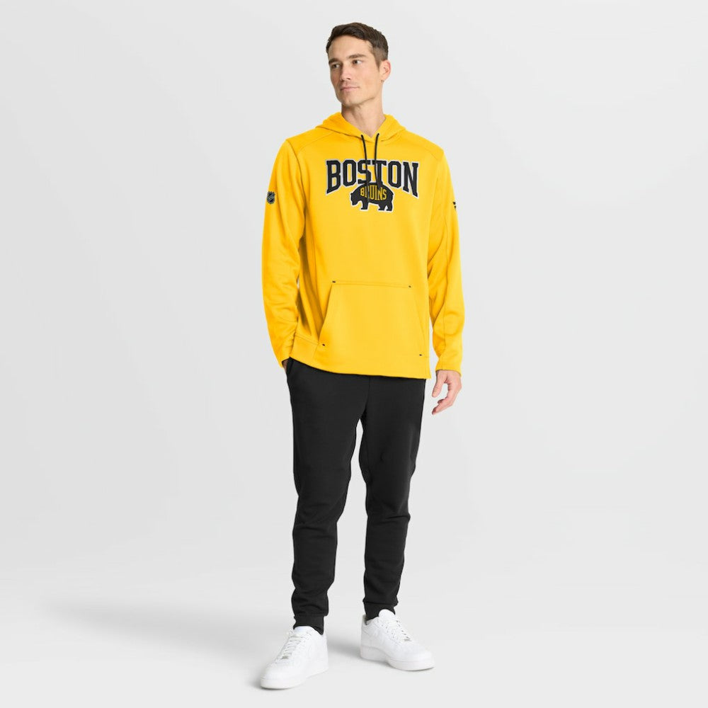 NHL Boston Bruins Fanatics 2026 NHL Stadium Series Authentic Pro Pullover Hoodie - Gold