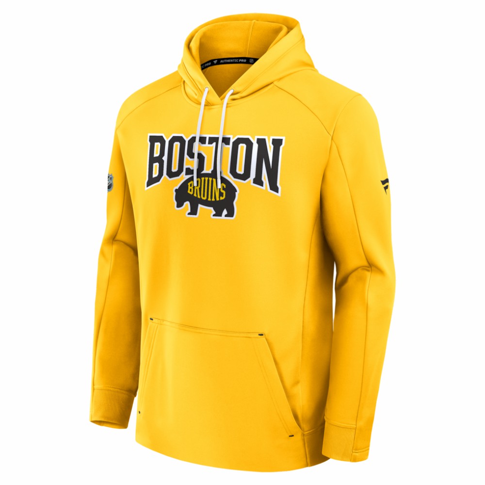 NHL Boston Bruins Fanatics 2026 NHL Stadium Series Authentic Pro Pullover Hoodie - Gold