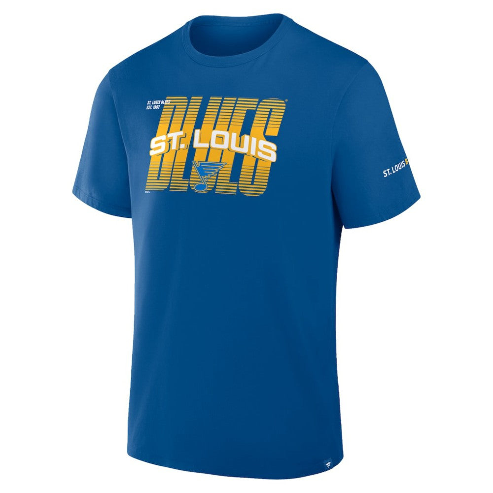 NHL St. Louis Blues Fanatics Team Vision Legacy T-Shirt - Blue