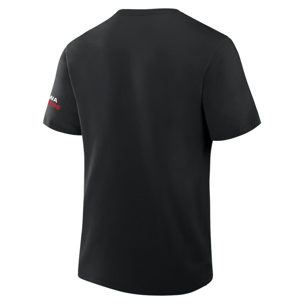 NHL Ottawa Senators Fanatics Team Vision Legacy T-Shirt - Black