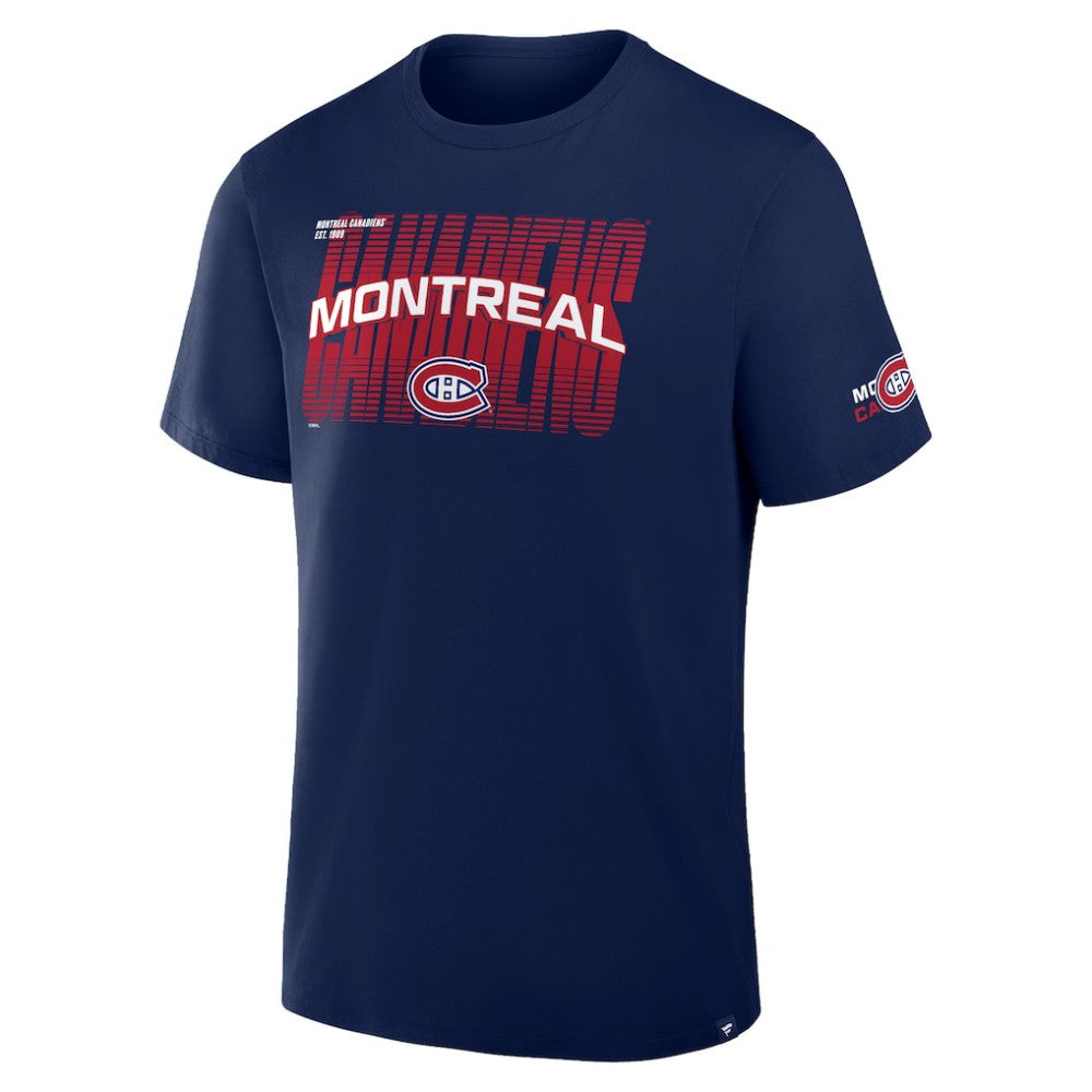 NHL Montreal Canadiens Fanatics Team Vision Legacy T-Shirt - Navy