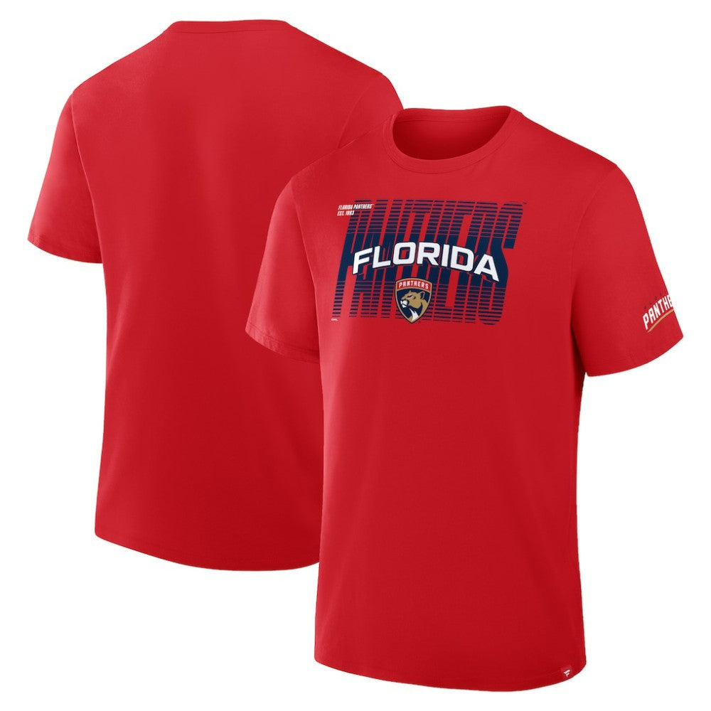 NHL Florida Panthers Fanatics Team Vision Legacy T-Shirt - Red