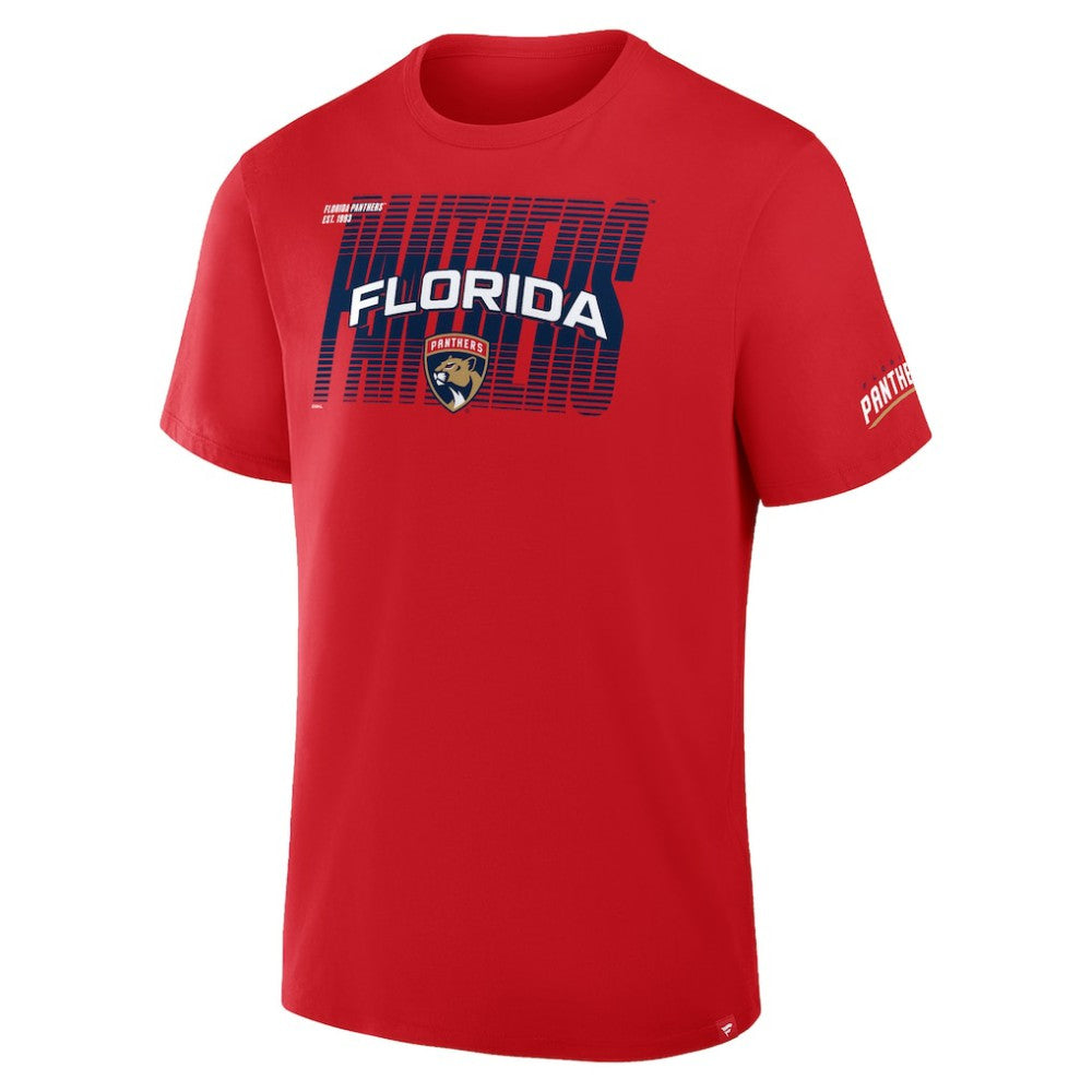 NHL Florida Panthers Fanatics Team Vision Legacy T-Shirt - Red