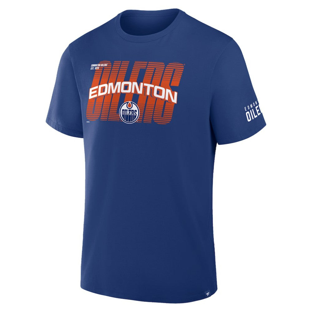 NHL Edmonton Oilers Fanatics Team Vision Legacy T-Shirt - Royal