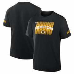 NHL Boston Bruins Fanatics Team Vision Legacy T-Shirt - Black