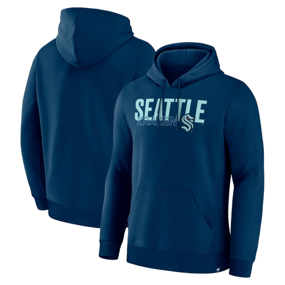 NHL Seattle Kraken Fanatics Net Minder Legacy Hoodie - Deep Sea Blue