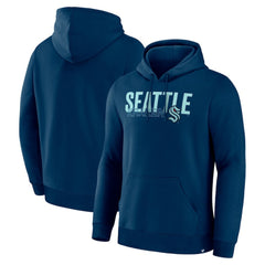 NHL Seattle Kraken Fanatics Net Minder Legacy Hoodie - Deep Sea Blue