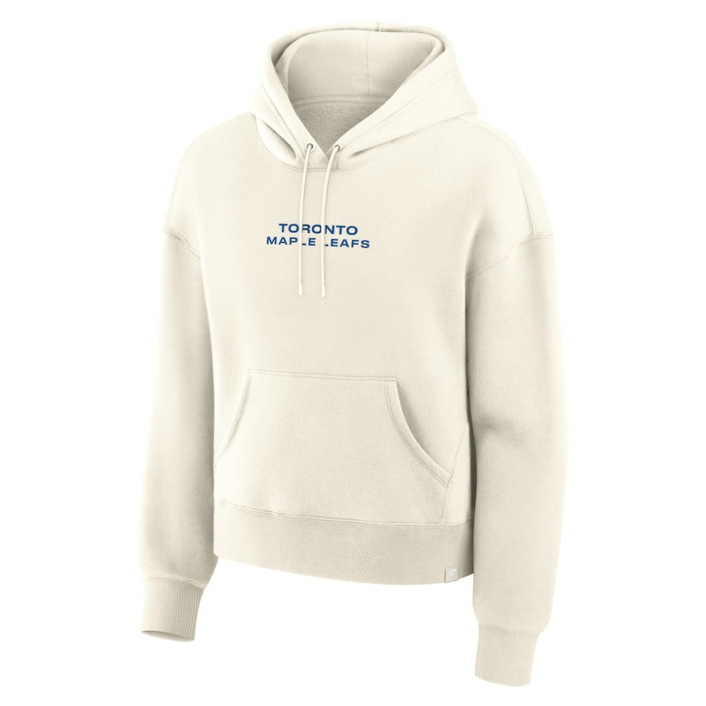 NHL Toronto Maple Leafs Fanatics Women's Neutral Zone Legacy Hoodie - Cream