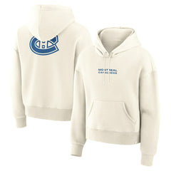 NHL Montreal Canadiens Fanatics Women's Neutral Zone Legacy Hoodie - Cream