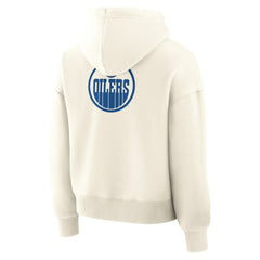 NHL Edmonton Oilers Fanatics Women's Neutral Zone Legacy Hoodie - Cream