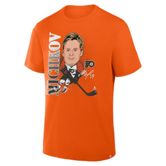 NHL Matvei Michkov Philadelphia Flyers Fanatics Caricature Player T-Shirt - Orange