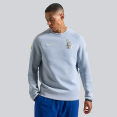 Los Angeles Dodgers Nike 2026 Gold Collection Tech Fleece Sweatshirt - Gray Sweatshirts