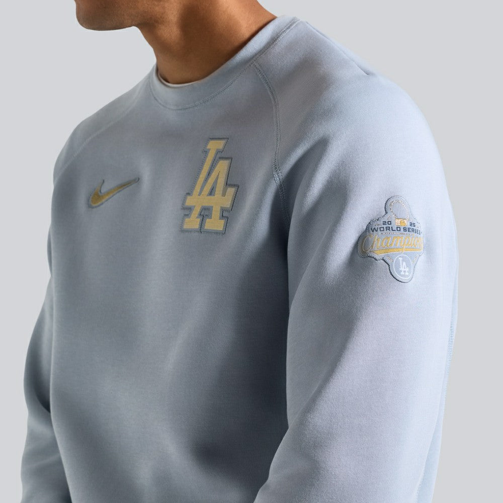 Los Angeles Dodgers Nike 2026 Gold Collection Tech Fleece Sweatshirt - Gray Sweatshirts