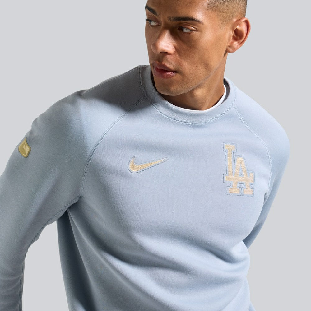 Los Angeles Dodgers Nike 2026 Gold Collection Tech Fleece Sweatshirt - Gray Sweatshirts