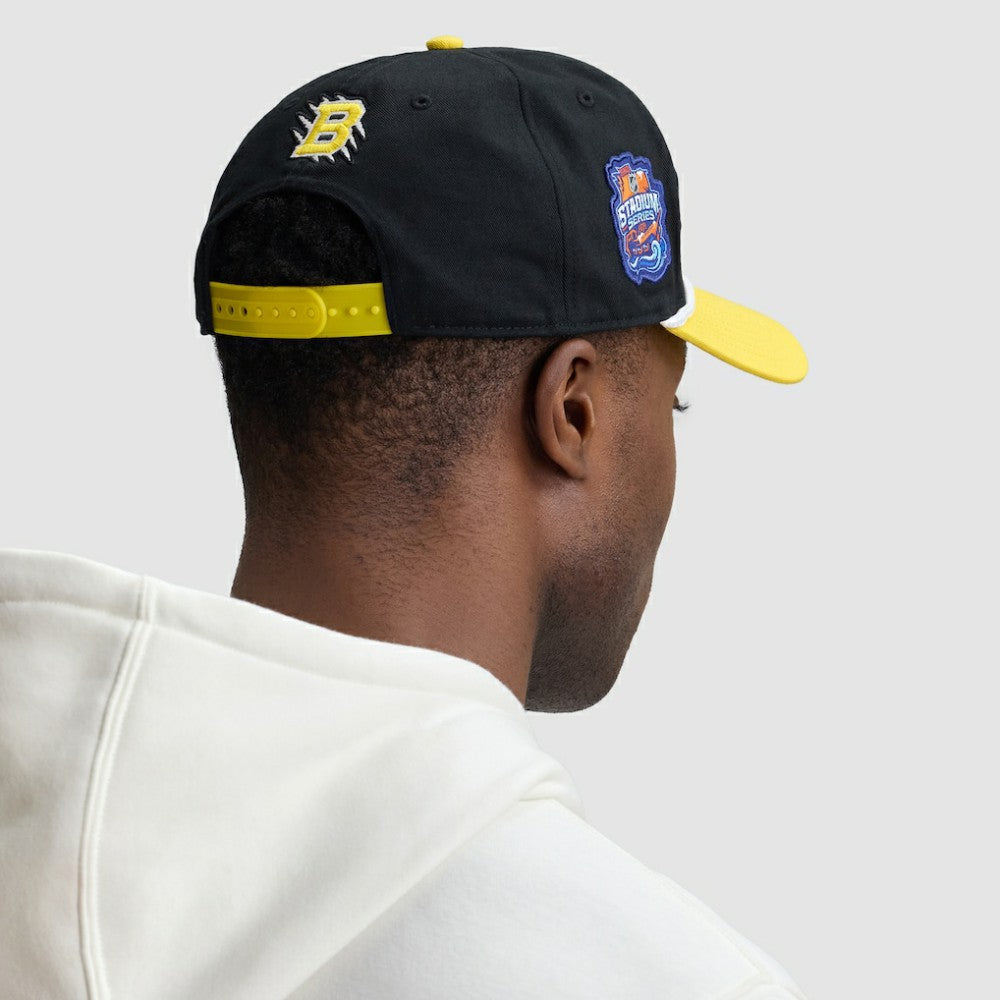 NHL Boston Bruins Fanatics 2026 NHL Stadium Series Authentic Pro A-Frame Adjustable Hat - Black