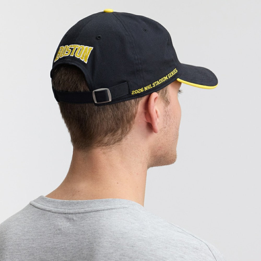NHL Boston Bruins Fanatics 2026 NHL Stadium Series Authentic Pro Adjustable Hat - Black
