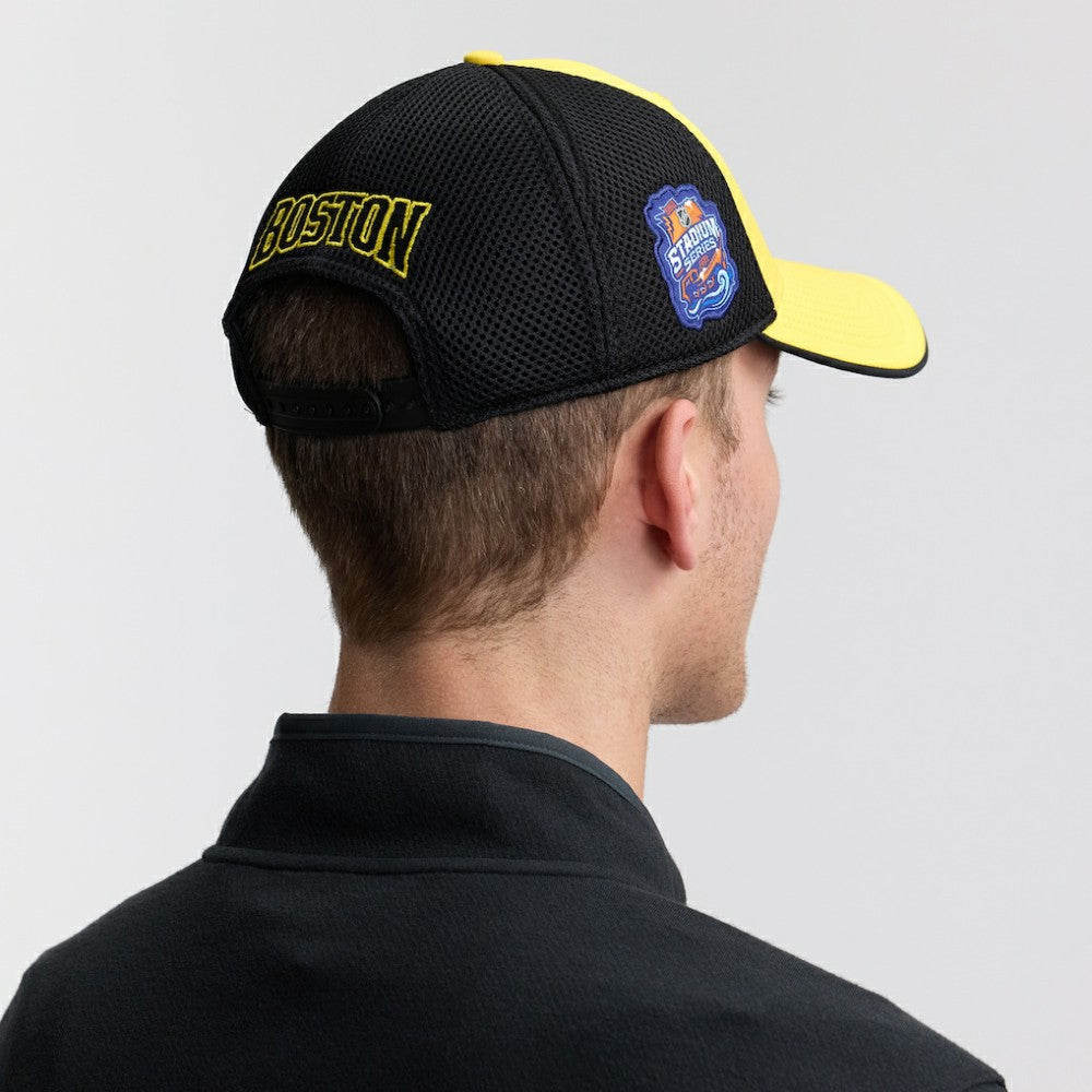 NHL Boston Bruins Fanatics 2026 NHL Stadium Series Authentic Pro Adjustable Trucker Hat - Gold/Black