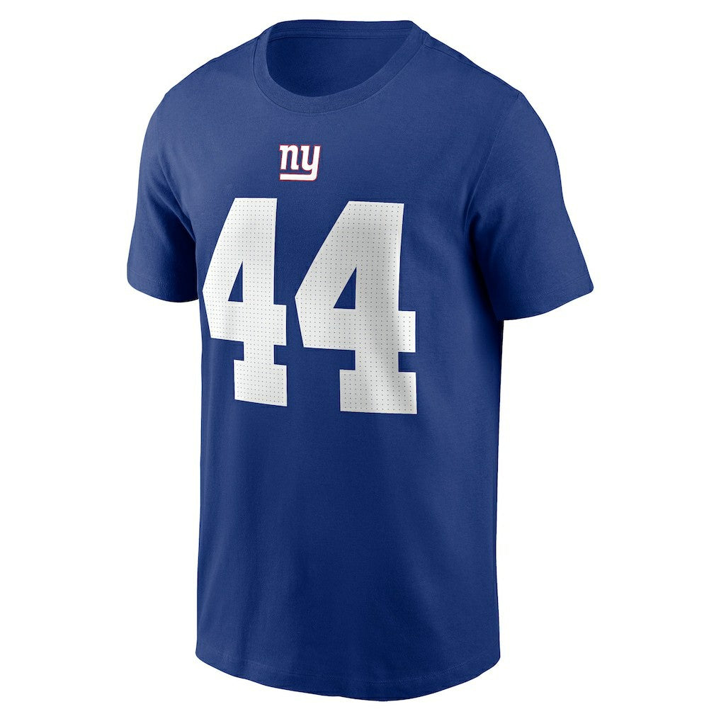 Cam Skattebo New York Giants Name & Number T-Shirt Royal