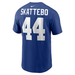 Cam Skattebo New York Giants Name & Number T-Shirt Royal