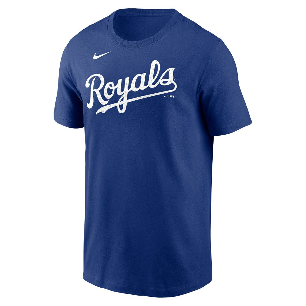 Jac Caglianone Kansas City Royals Nike Fuse Name & Number T-Shirt - Royal T-shirts