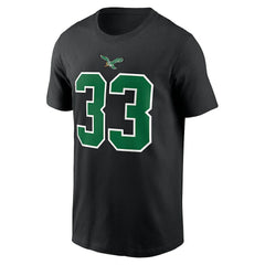 Cooper DeJean Philadelphia Eagles Player Name & Number T-Shirt Black