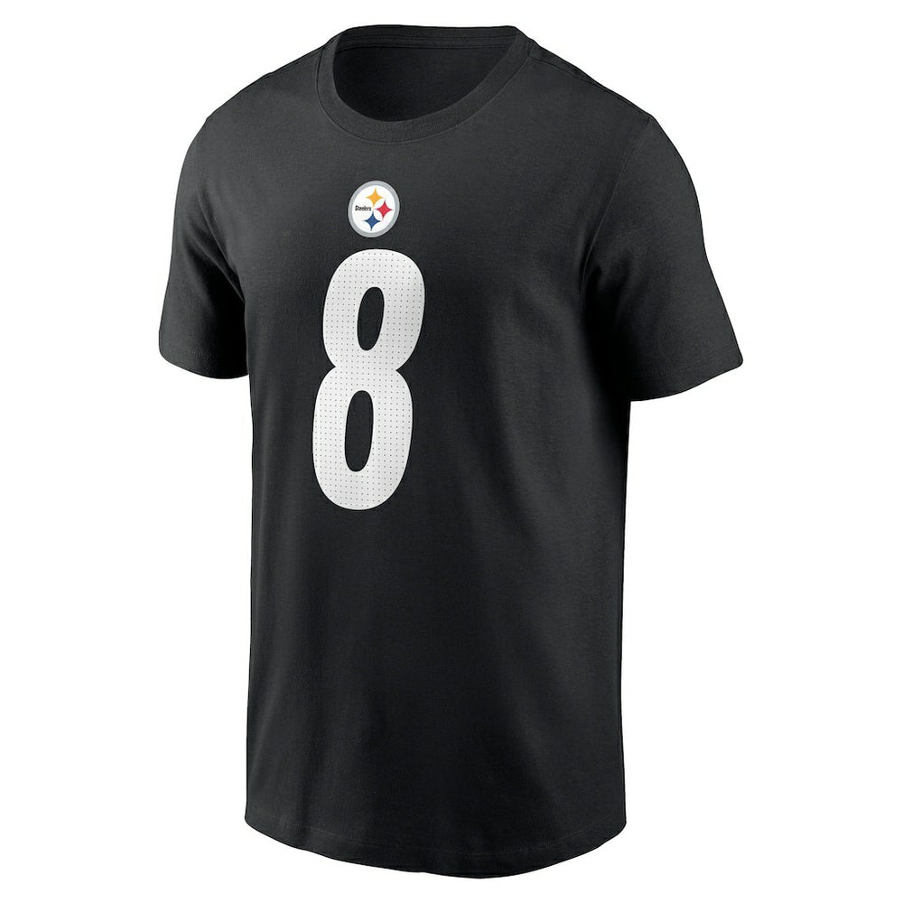 Aaron Rodgers Pittsburgh Steelers Name & Number T-Shirt Black