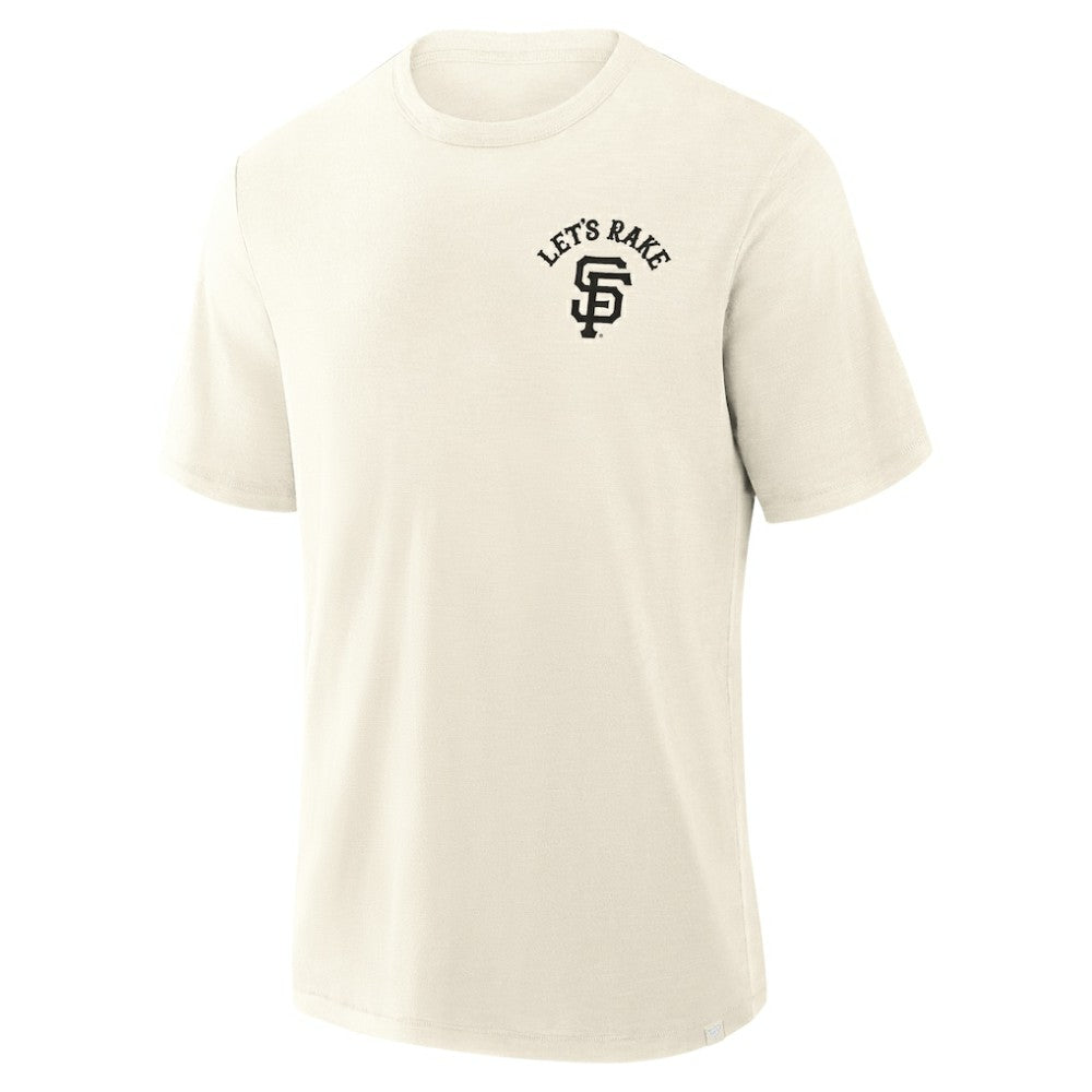 San Francisco Giants Fanatics Nostalgia Stadium Slub T-Shirt - Cream T-shirts