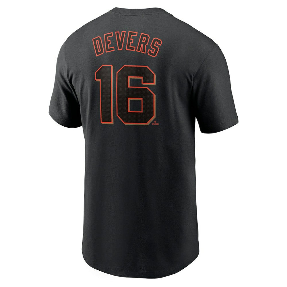 Rafael Devers San Francisco Giants Nike Home Name & Number T-Shirt - Black T-shirts