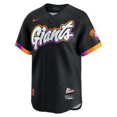 Rafael Devers San Francisco Giants Nike 2025 City Connect Limited Player Jersey - Black Jerseys