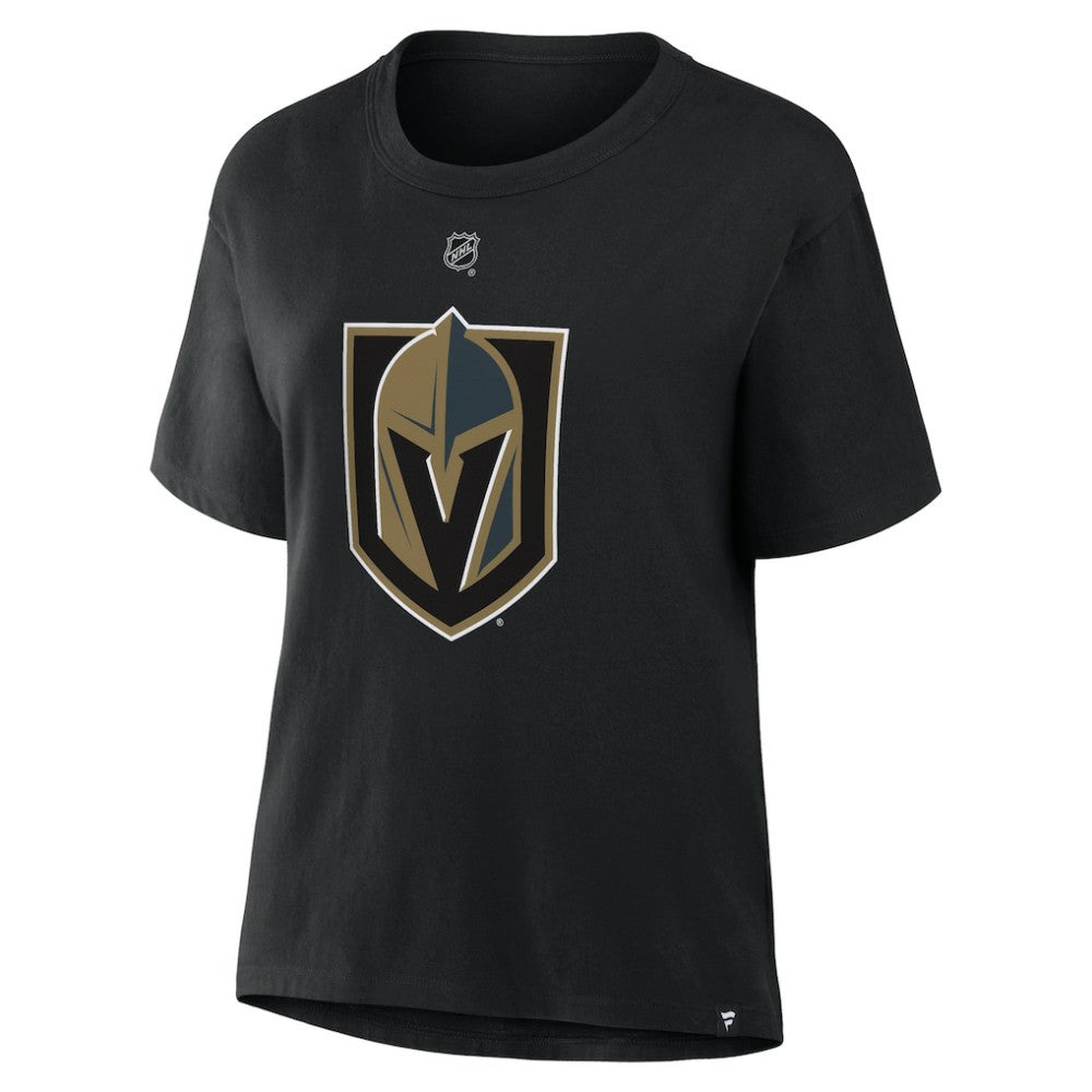 NHL Mitch Marner Vegas Golden Knights Fanatics Women's Authentic Stack Name & Number T-Shirt - Black