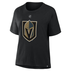 NHL Mitch Marner Vegas Golden Knights Fanatics Women's Authentic Stack Name & Number T-Shirt - Black