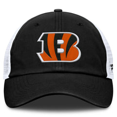 Cincinnati Bengals Trucker Adjustable Hat Black/White